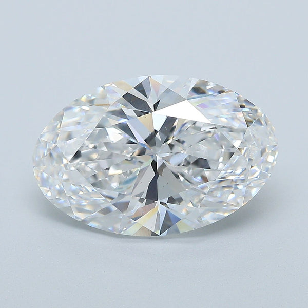 5.21-Carat Oval Shape Lab Grown Diamond