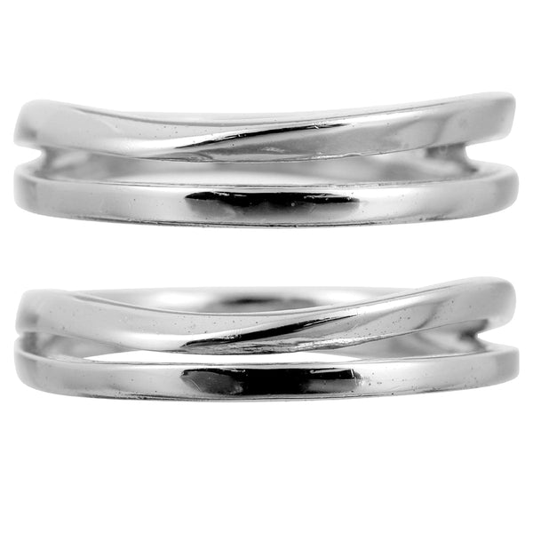 Unique Couple Wedding Ring Set - WM41