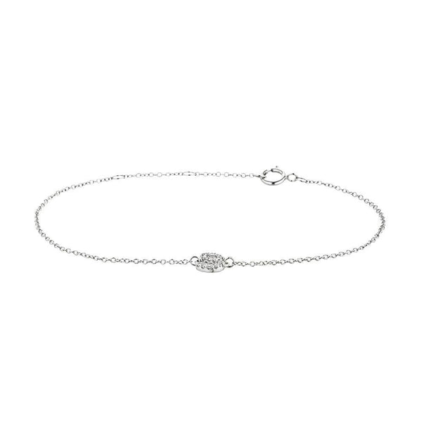 Diamond Initial Bracelet