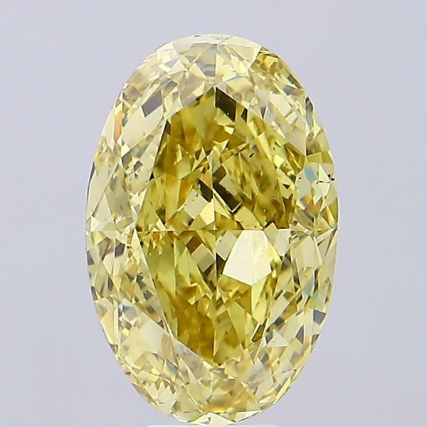 11.09-Carat Oval Shape Lab Grown Diamond