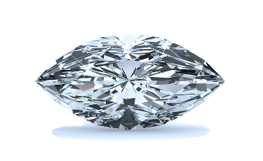 0,77-Karat Marquise Form Labor gezüchteter Diamant