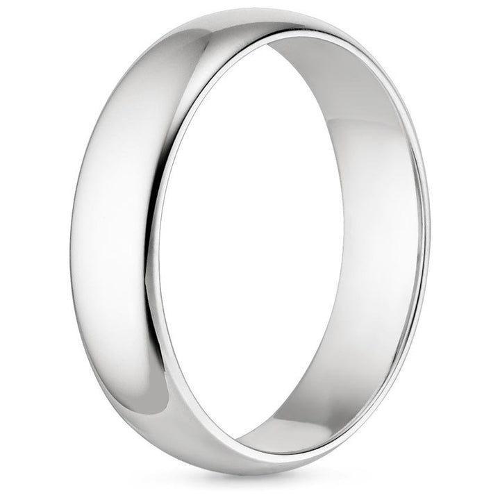 5mm Men's Comfort Fit Wedding Band Rings - NM24 - Roselle Jewelry