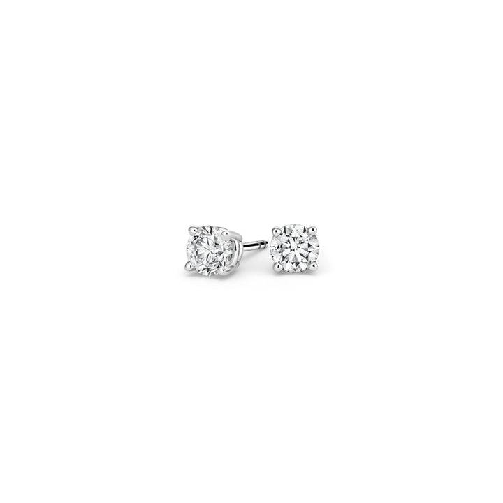 0.20CTW Four Prong Round Diamond Stud Earrings - SE011 - Roselle Jewelry