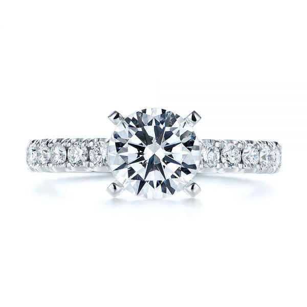 Classic Diamond Engagement Ring [Setting Only] - EC053 - Roselle Jewelry