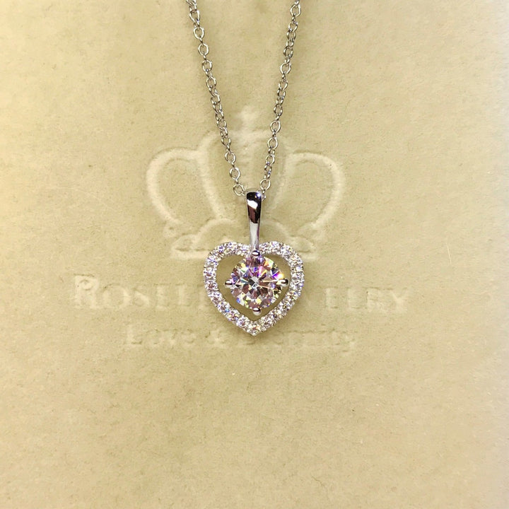 Heart Shape Drop Pendants - C1 - Roselle Jewelry