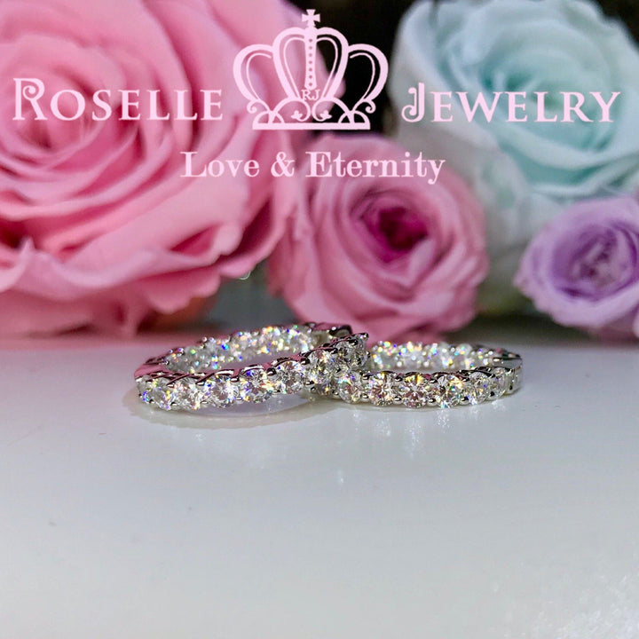 Classic Hoop Earrings - RE4 - Roselle Jewelry