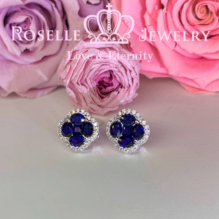 Floral Stud Earrings - EF2 - Roselle Jewelry