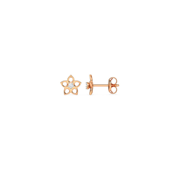 Floral Star Stud Earring [pre order] - SE004 - Roselle Jewelry