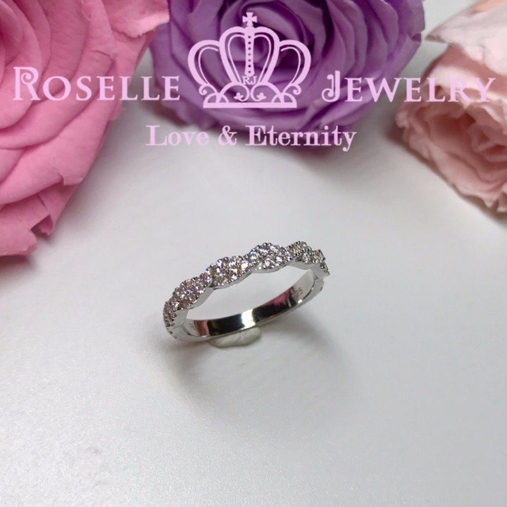 Twist Wedding Ring - BA25 - Roselle Jewelry