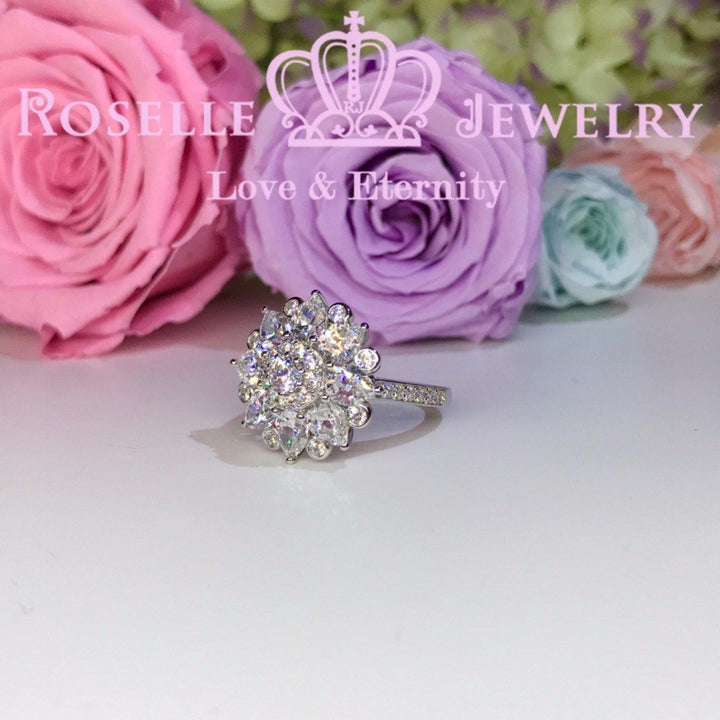 Floral Fashion Ring - BA19 - Roselle Jewelry