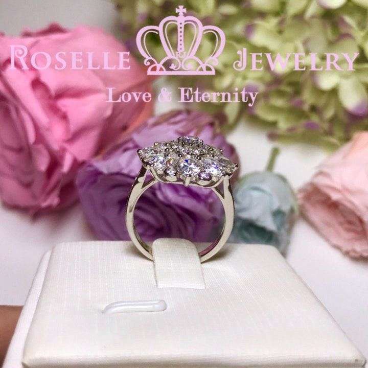 Floral Fashion Ring - BA19 - Roselle Jewelry
