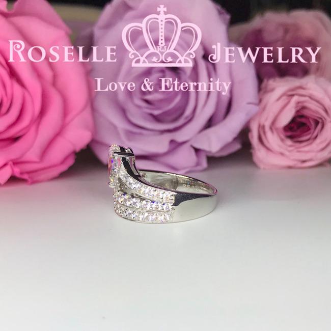 Pear Cut Fashion Engagement Ring - VP4 - Roselle Jewelry