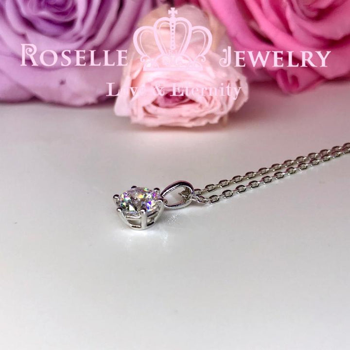 Six Prong Drop Pendants - C11 - Roselle Jewelry