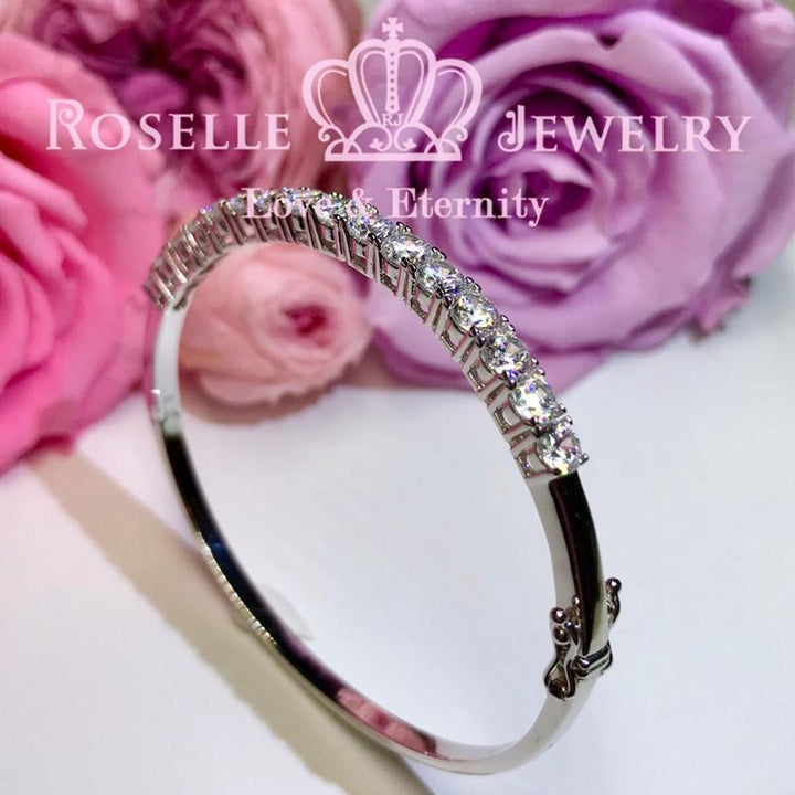 Fashion Half Eternity Bracelet - BG6 - Roselle Jewelry