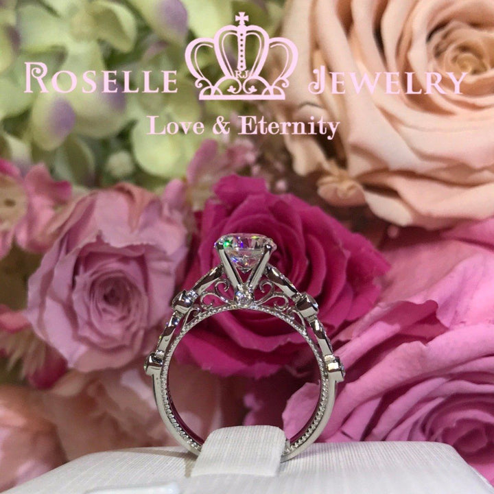 Vintage Engagement Ring - V17 - Roselle Jewelry