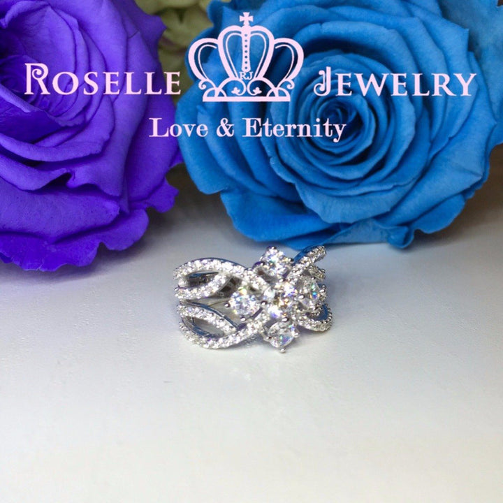 Floral Fashion Ring - BA13 - Roselle Jewelry