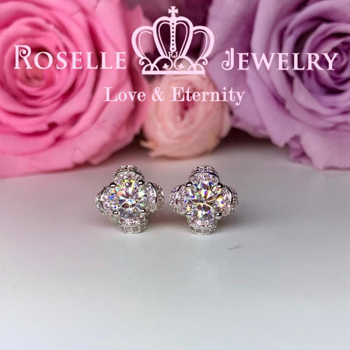 Floral Stud Earrings - ER9 - Roselle Jewelry