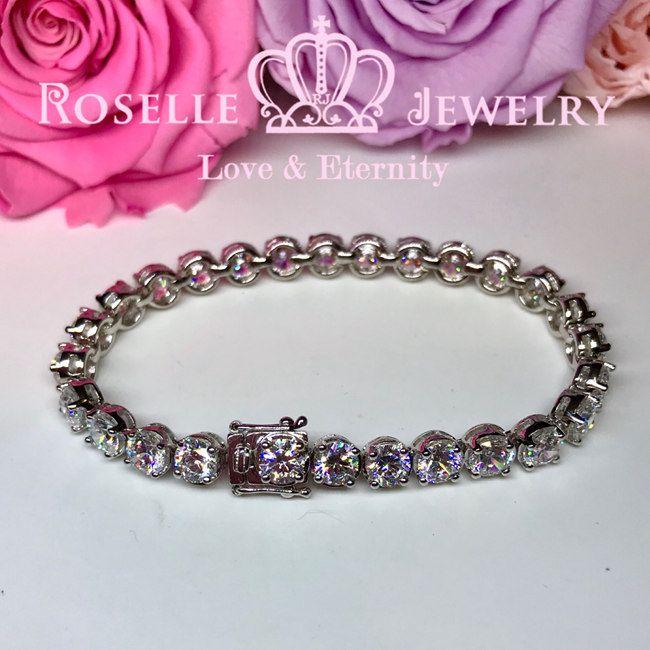 Fashion Tennis Bracelet - B50 - Roselle Jewelry