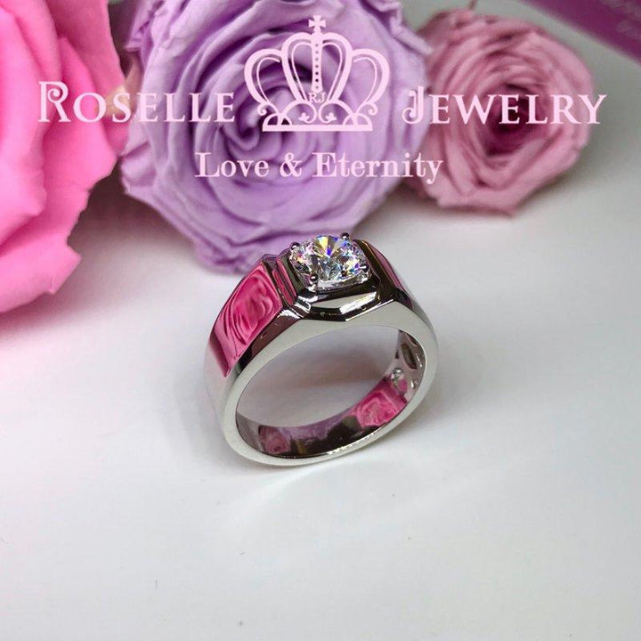 Solitaire Men's Ring - NM4 - Roselle Jewelry