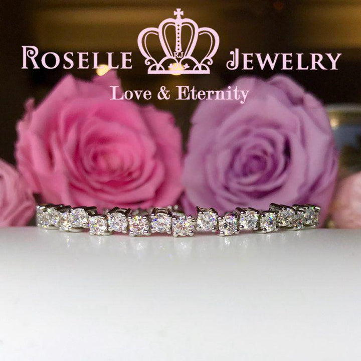 Cascade Tennis Bracelet - B152 - Roselle Jewelry